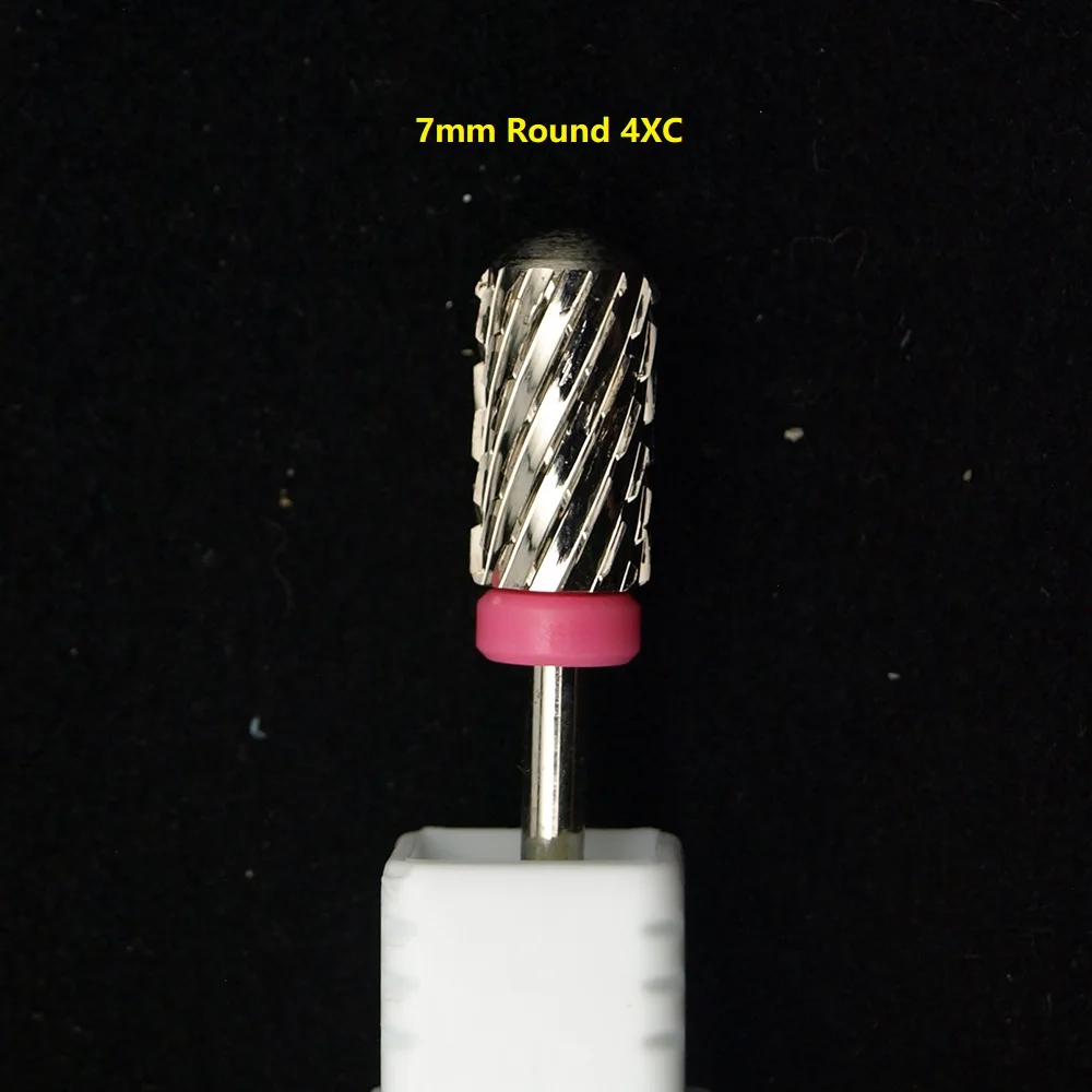 Neues Silber! Hochwertiger 6,6 mm großer Rundkopf-Fräser aus original Wolframstahlkarbid für Maniküre-Nagelbohrer-Zubehör. – Detail 10