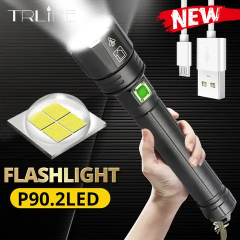 XHP90.2 LED Tactical Flashlight TRLIFE