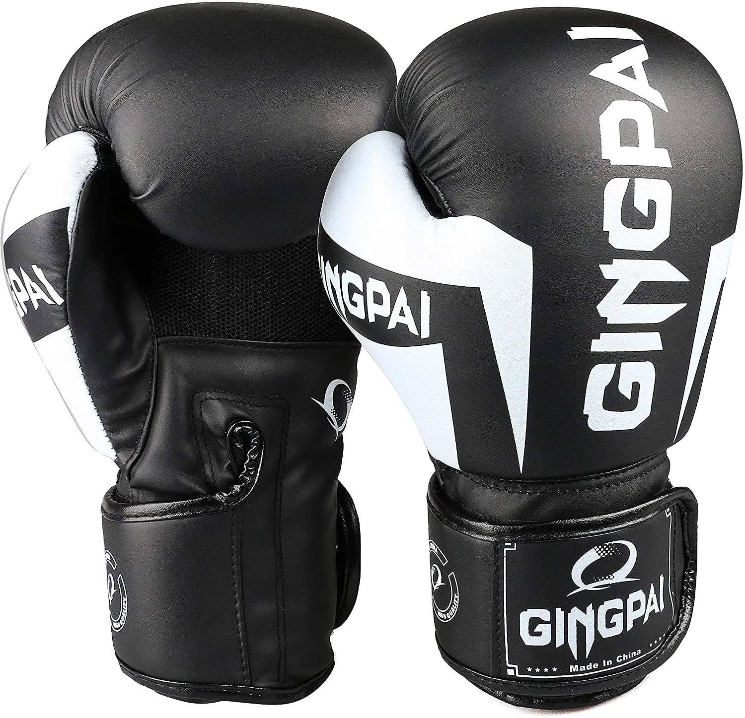 GINGPAI Boxing Gloves for Men Women Kid,Leather Boxing Gloves for Punching Bag,Kickboxing,Muay Thai Fighting Gloves 6/8/10/12oz