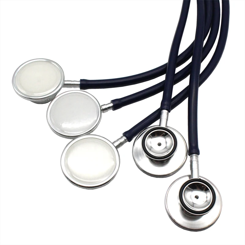 

5Pcs Professional Medical Double-head Dual Head Stethoscope Heart Beat Fetal Movement Stethoscope Medical Heathy for Medicine