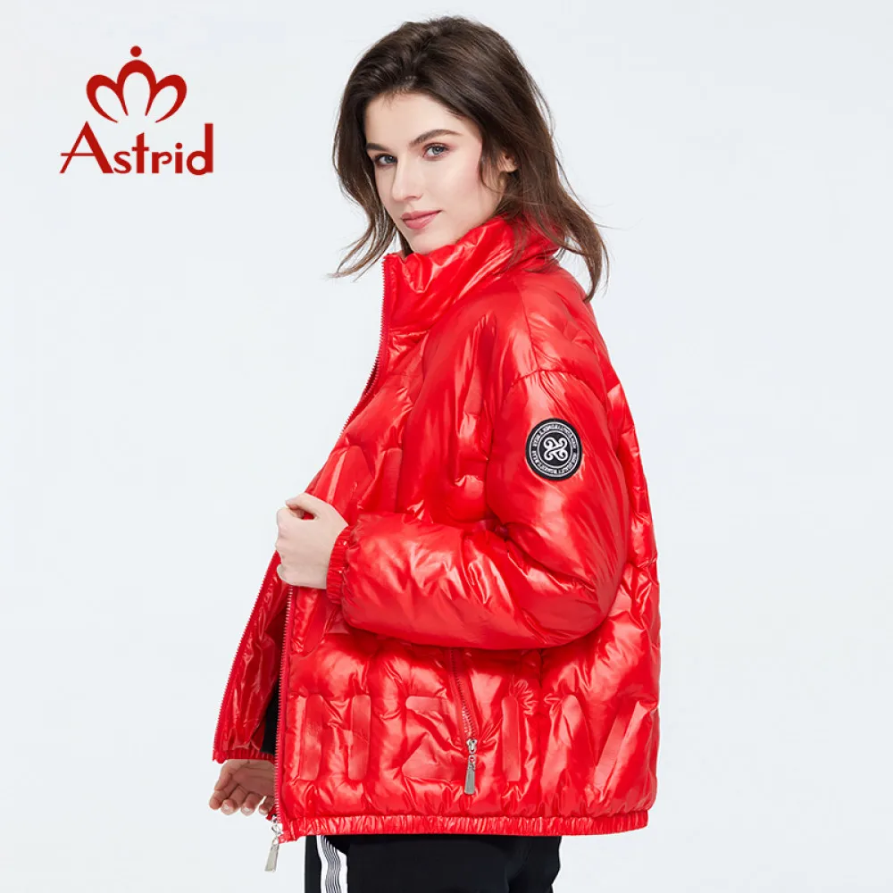 Astrid 2022 Spring coat women Warm Thin Cotton Short loose Parka casual fashion female high quality Outwear trend Jacket ZR-3019