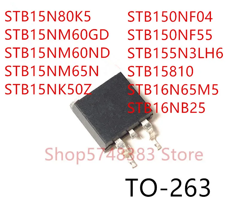 10 pièces, STB150NF04 STB150NF55 STB15810