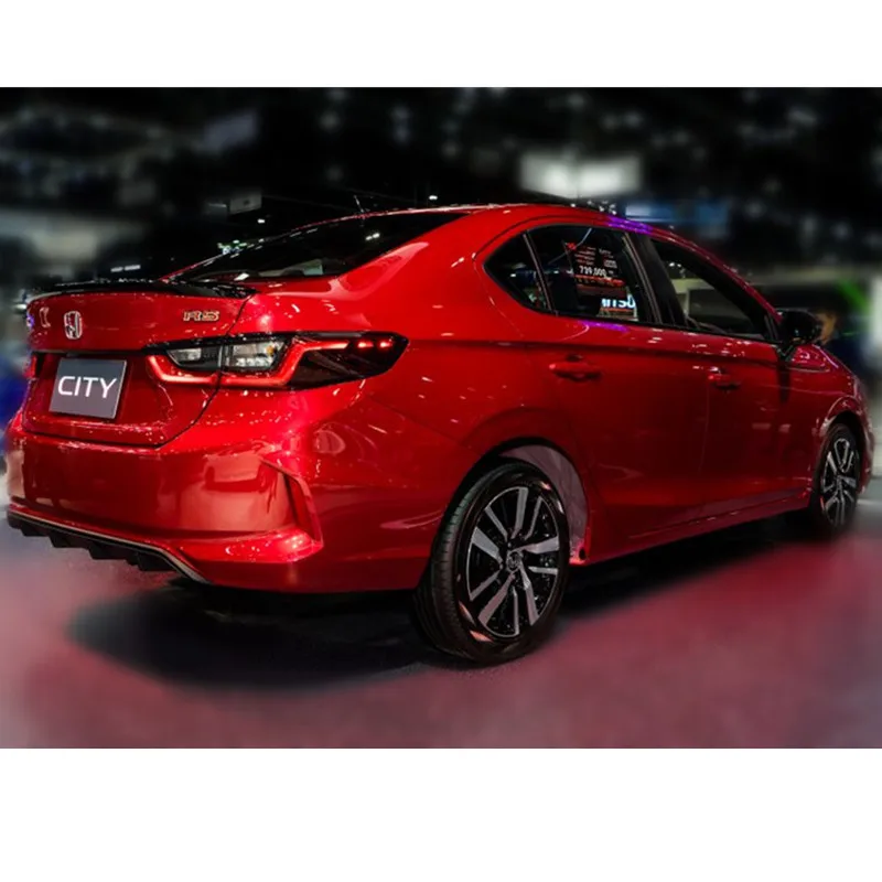 For Honda City RS Spoiler  2020 2021 2022 Car Tail Wing Decoration ABS Plastic Unpainted Primer Rear Trunk Spoiler
