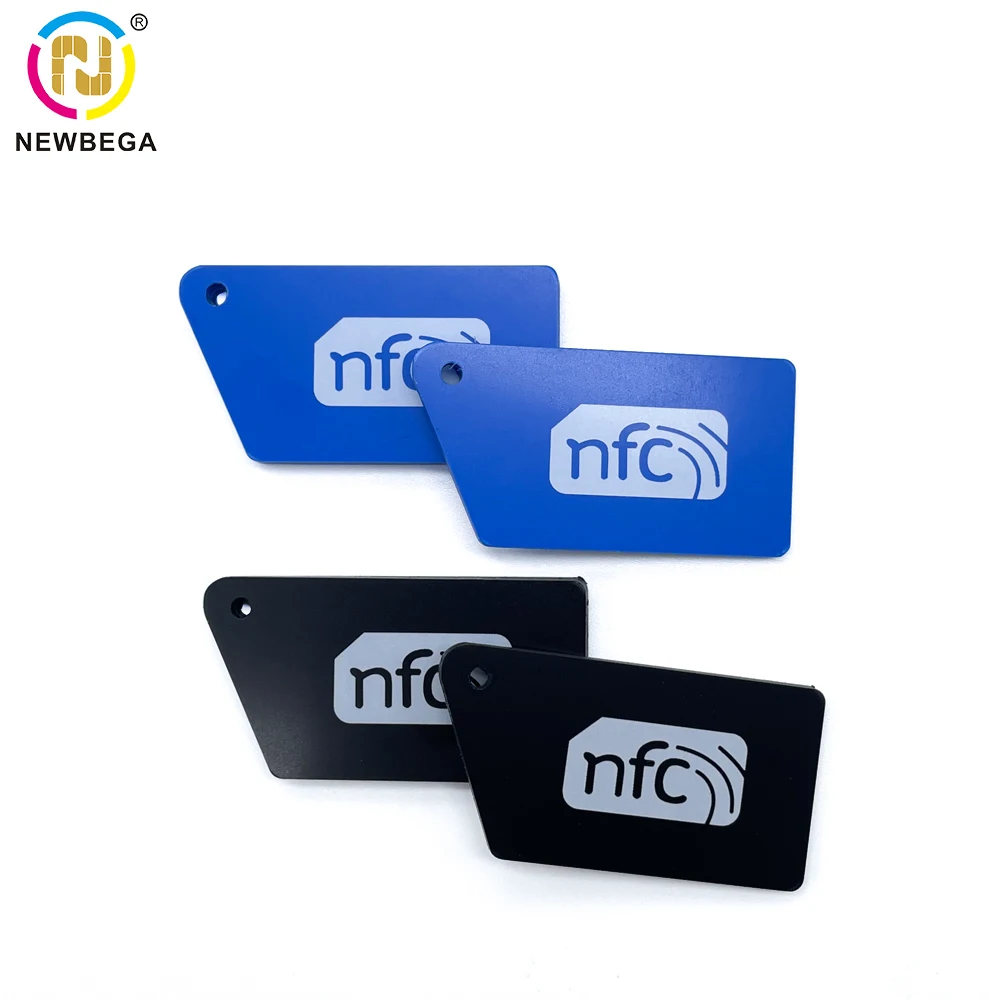 

13.56Mhz NFC Tags keychain,ISO14443A RFID Keyfobs Card,NFC 213 Chip for all NFC enabled phones, Support Writing URL