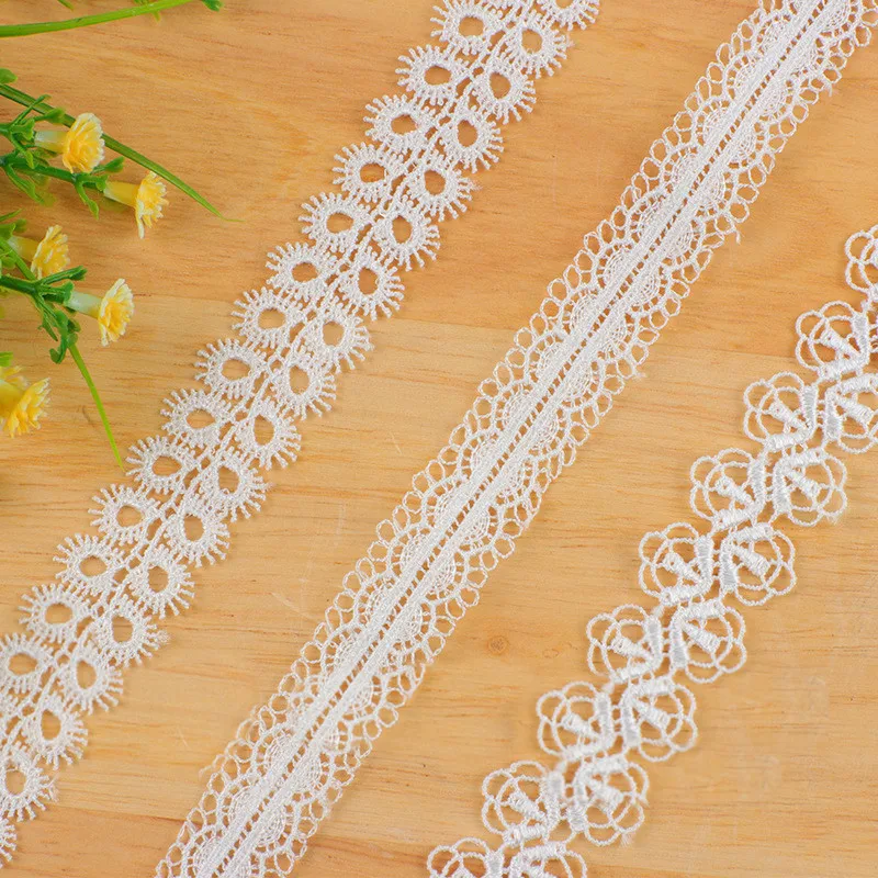 Embroidery Bilateral Hollow Lace Fabrics DIY Underwear Skirt Lolita Clothing Garment Accessories