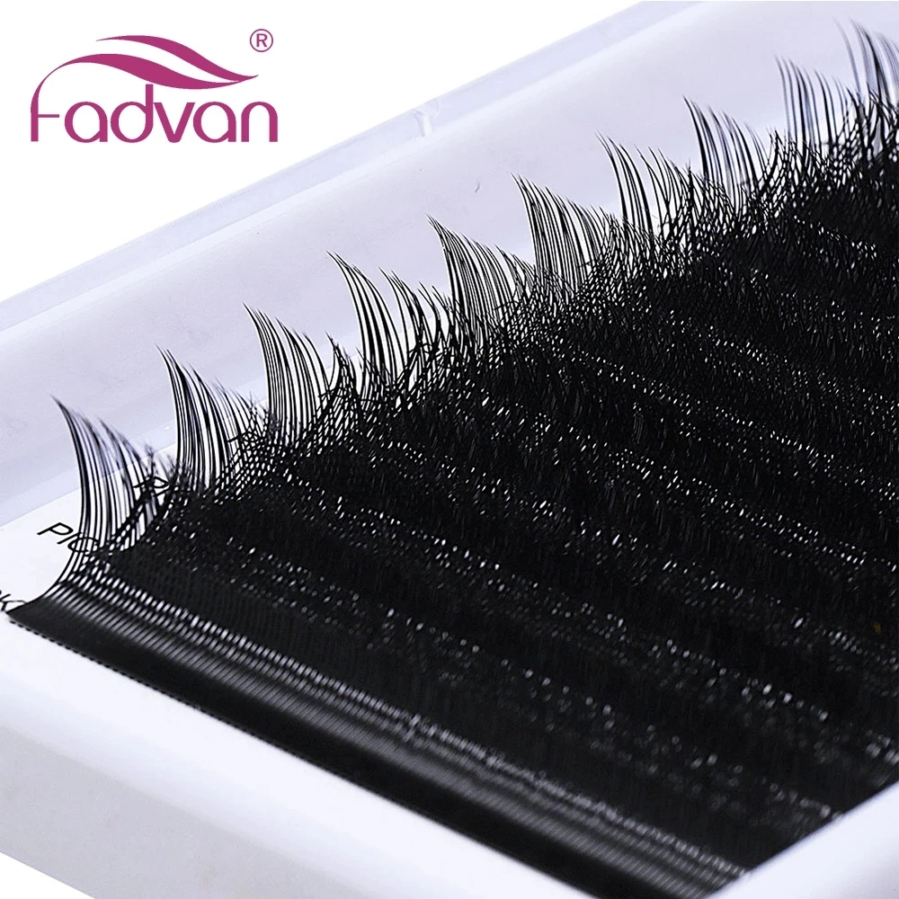 Fadvan YY Shape Eyelash Extensions 0.05 Soft Natural Split Tip Y Lashes Makeup Supplies