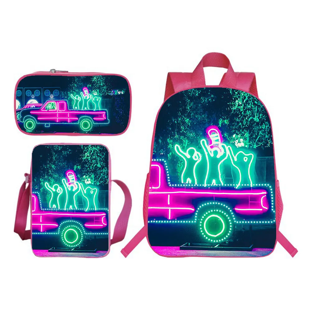 New Friday Night Funkin Mochilas Backpack Pencil Case School Bags Harajuku Boys Girls 3Pcs Set Kids Bookbags School supplies