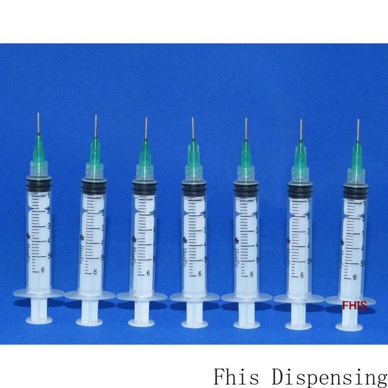 5cc Syringe 18G Green Blunt Needle Glue Adhesive Henna Liquids 1/2\