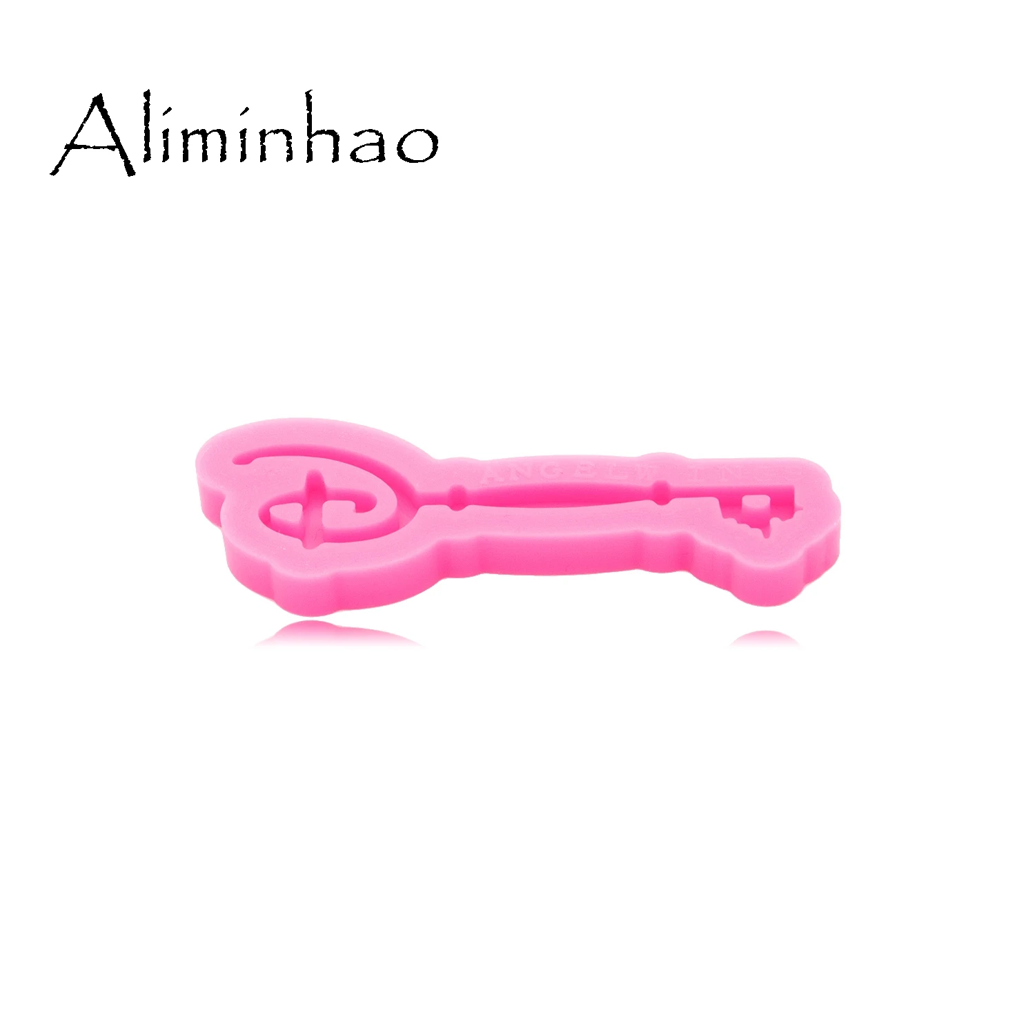 DY0669 Super Glossy Resin Key shape Mold Epoxy Craft Silicone Keychain Moulds Polymer Clay DIY Jewelry Making