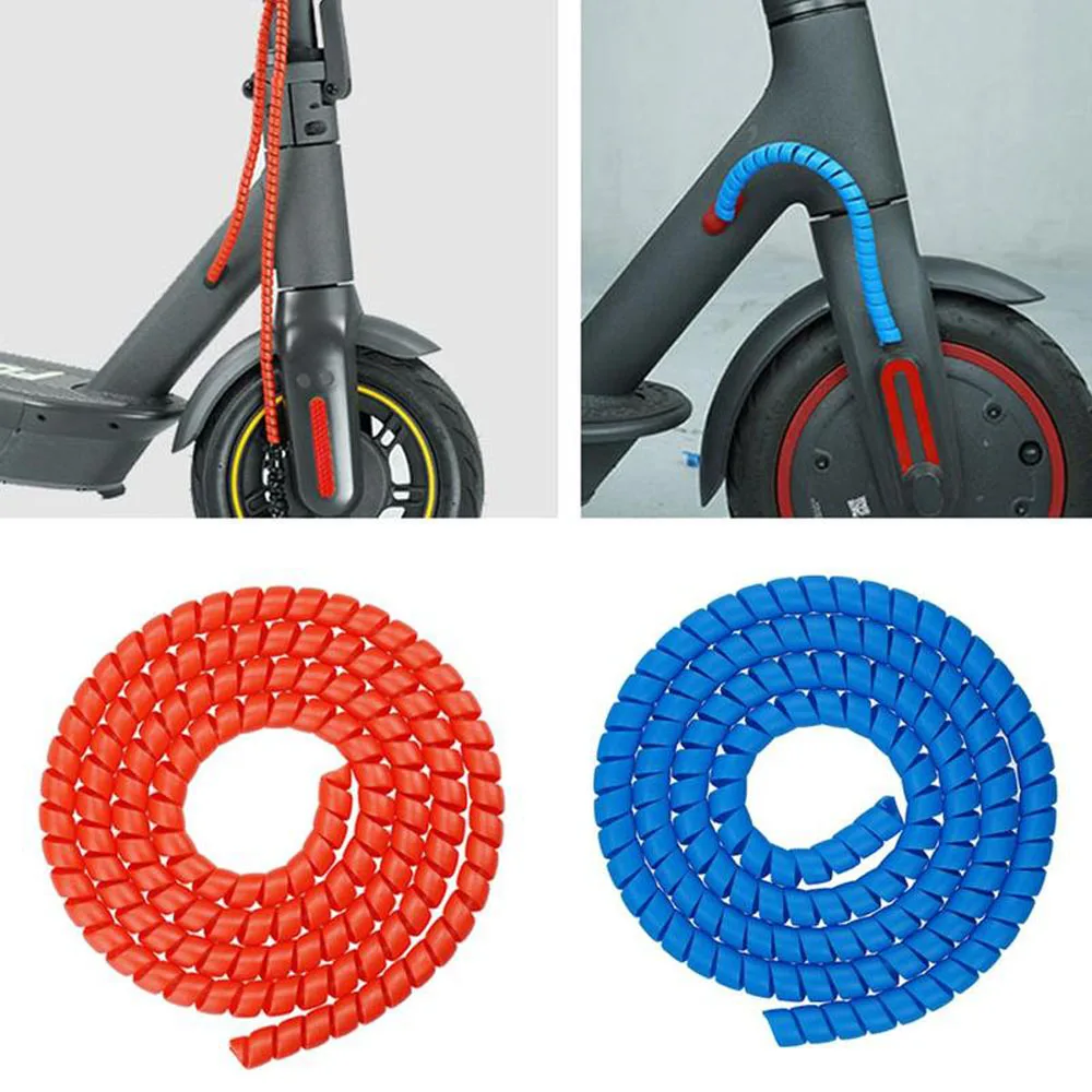 1m Line Organizer Protection Spiral Wrap Winding Cable Wire Protector Cover Tube for XIAOMI M365/PRO Electric Scooters