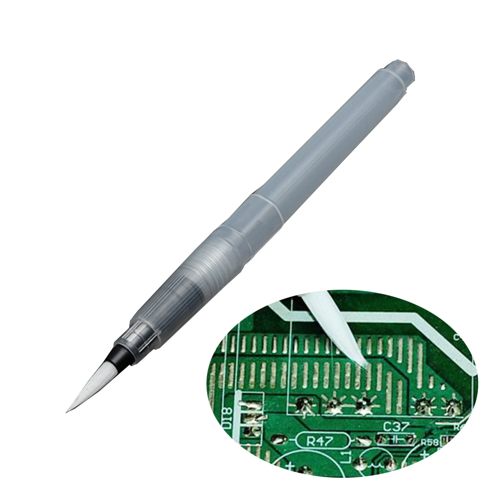 

1/2/3pcs Can be added Flux Paste Solder Paste Brush Tip Cleaning-free Welding Soldering Pen PCB Soldering Solder Tool Rosin