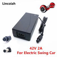 42V 2A US or EU Plug Power Black Adapter Charger For 2 Wheel Self Balancing Scooter for Hoverboard Unic