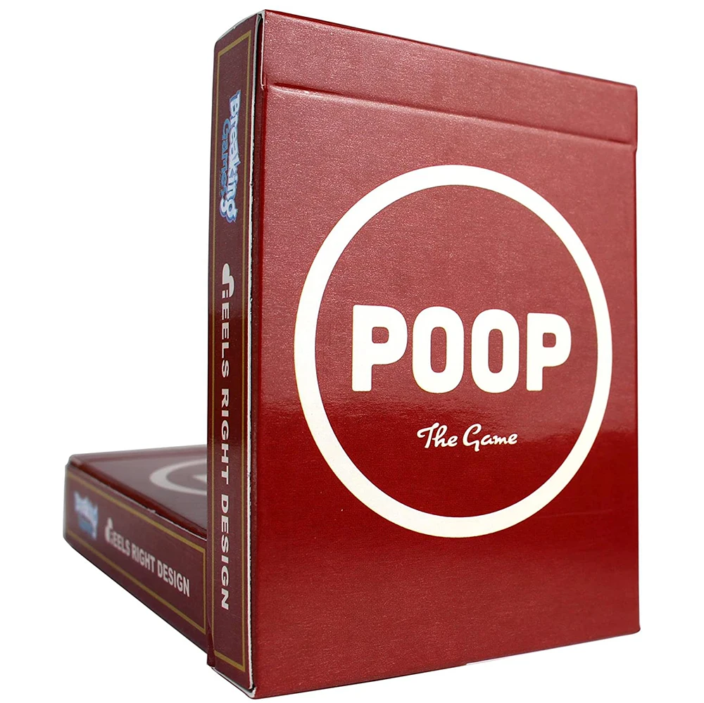 Poop The Game Card Game Friendly Party Game Board Card Game for Kids, Teens and Adults Families and Parties