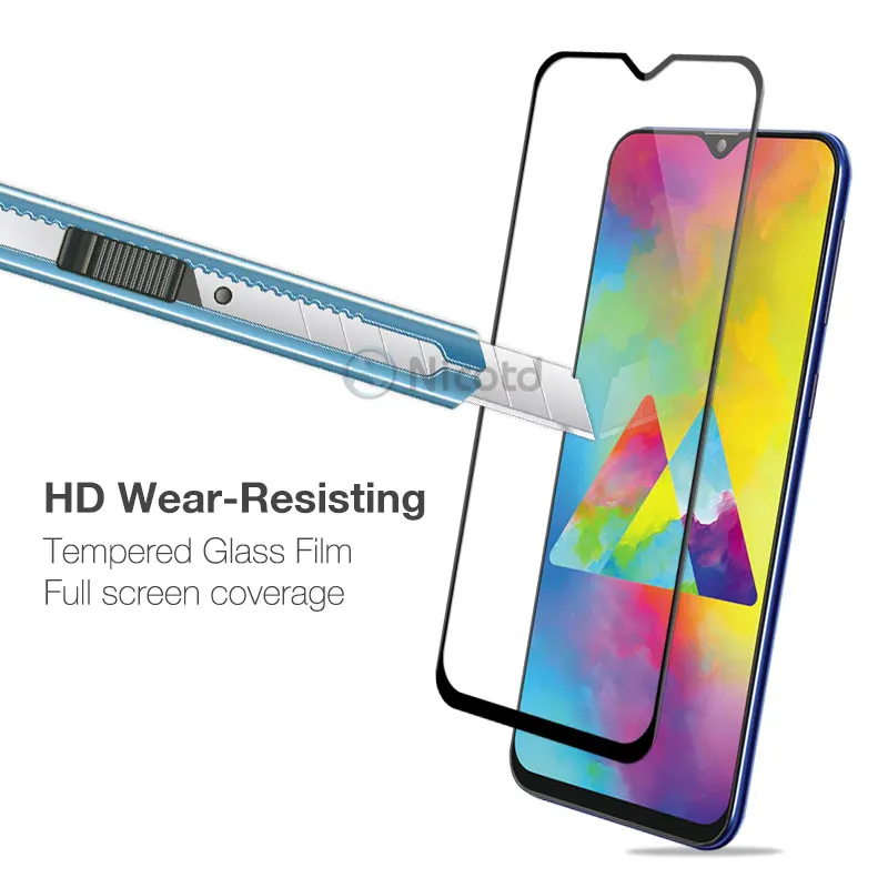 Full Glue Tempered Glass For Samsung Galaxy A50 A40 A30 A10 A60 A70 A80 A90 Screen Protector For Samsung Galaxy M30 M40 M20 M10