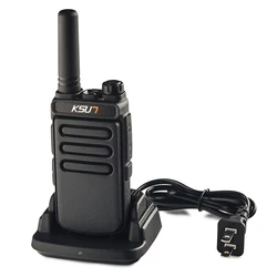 1 sztuk KSUN X65 walkie-talkie skaner UHF walkie-talkie 10KM dwukierunkowe Radio krótkofalowe Radio Comunicador walkie-talkie