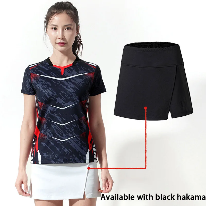 Tute da allenamento da Badminton maglie e pantaloncini da Badminton camicia da uomo e da donna con volano gonna da Tennis abbigliamento sportivo tuta manica corta