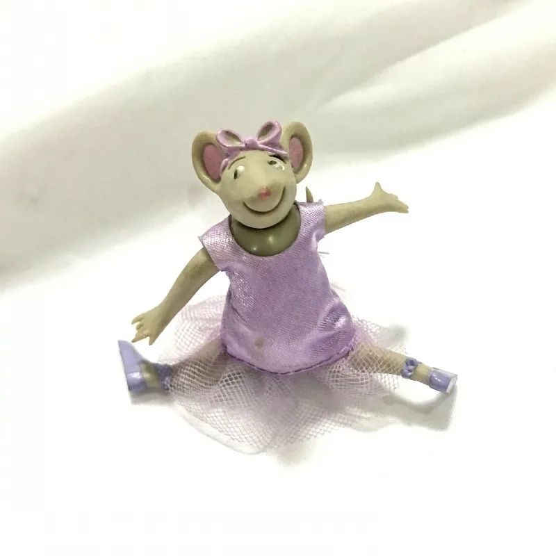 

Cute Play House Dance Mouse With Purple Skirt Baby Doll Figure Toy Children Kids Birthday Gift