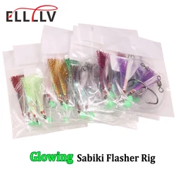 Pargo luminoso para jigging marino Sabiki