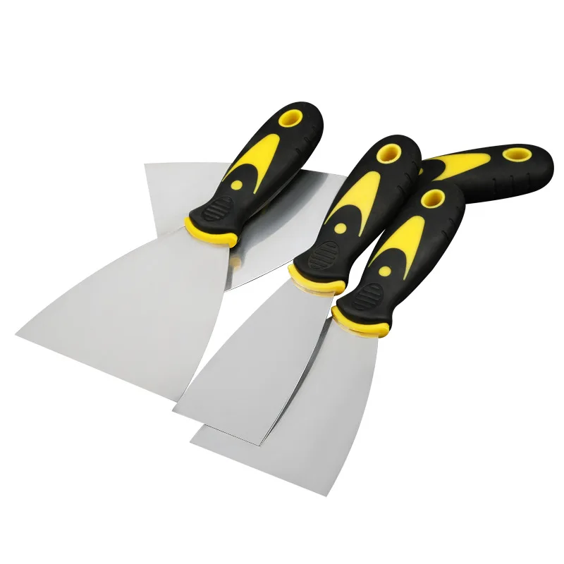 

1pcs Putty Knife Carbon Steel Scraper Blade 1" 2" 3" 4" 5" Scraper Shovel Plastic Handle Wall Plastering Construction Hand Tool