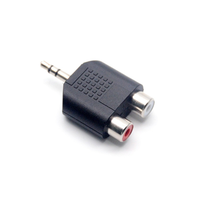 3.5mm Jack Stereo Male To 2 RCA Plug Female Adapter M/F Y Splitter RCA Audio Adapter Connector 3.5mm Audio Cable