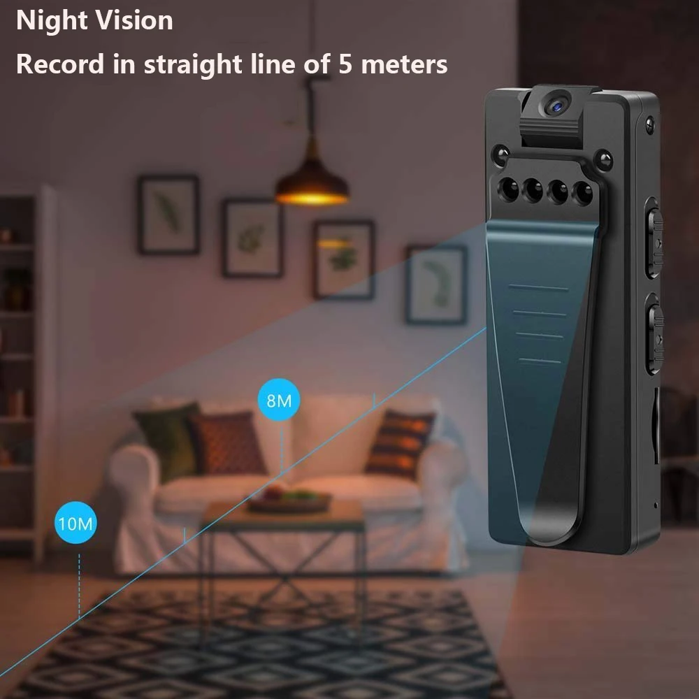 HD 1080P Mini Di Động Đầu Ghi Hình Camera Máy Ảnh Máy Quay Kỹ Thuật Số Tầm Nhìn Ban Đêm Ghi Hình Vòng Lặp Ghi Bỏ Túi Thể Thao Cam A7