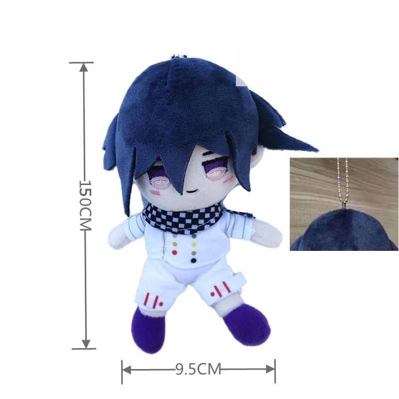 Kokichi oma plushies anime danganronpa personagem brinquedo de pelúcia pingente boneca mochila chaveiro crianças aniversário presente natal