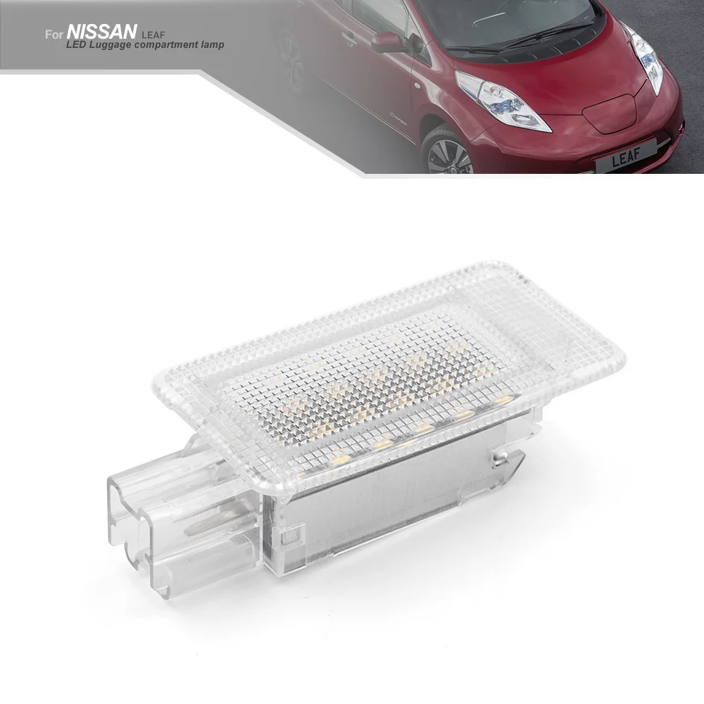 1 Pc Led Trunk Luggage Light Courtesy Footwell Lamps For Nissan Leaf Murano X-Trail Micra 2015-2017 Tiida 08-12