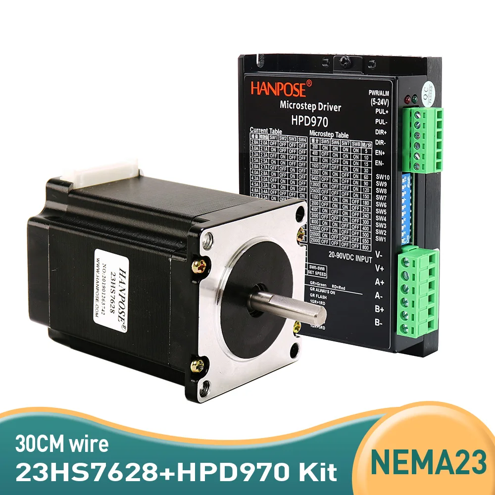 Nema23 stepper motor driver 2.8A 189N2 phase 4 lead 23HS7628-HPD970 CNC laser and 3D printer 57 stepper motor