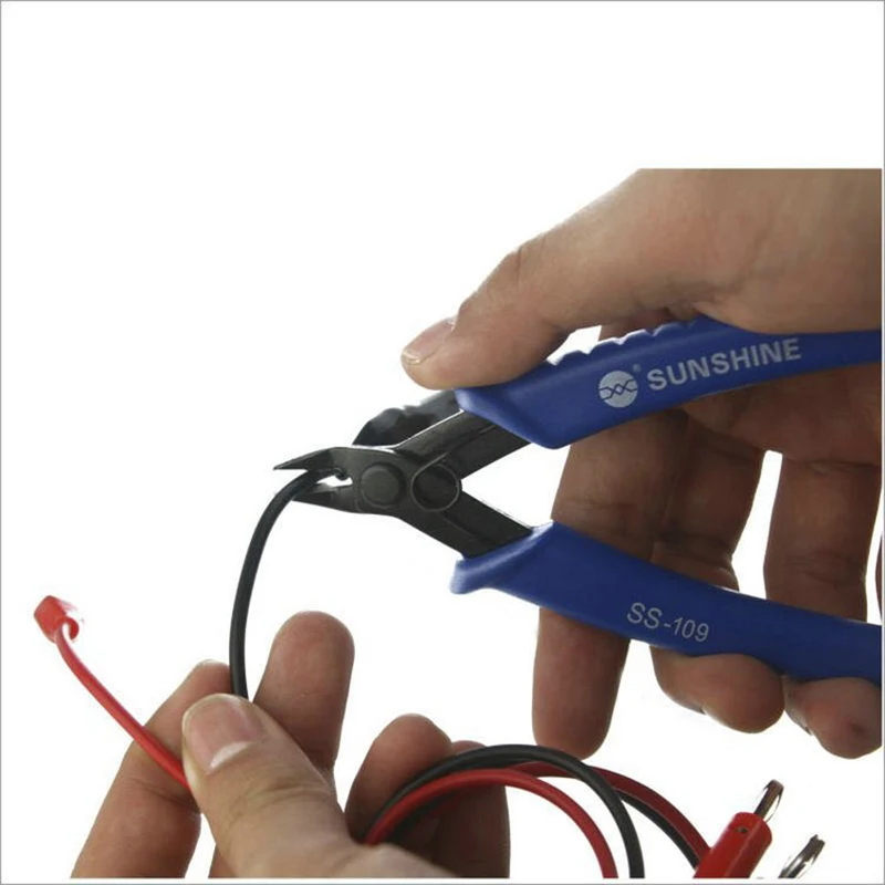 SS-109 di precisione più duro versione bevel naso pinze di taglio utensili speciali per manutenzione hardware offset pinza Multi Strumento Mano