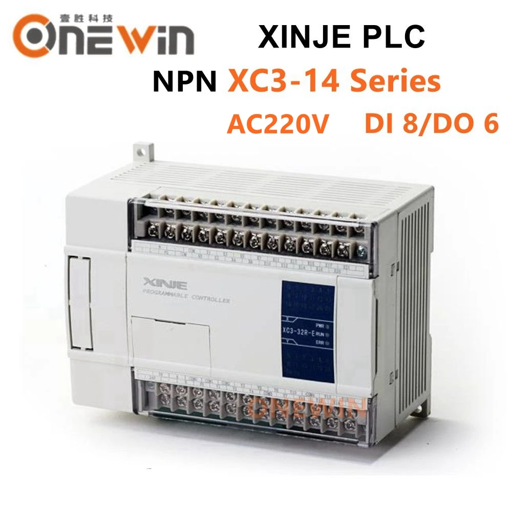 XINJE XC3 Series XINJE XC3-14R/T/RT-E PLC CONTROLLER MODULE AC220V DI 8 DO 6 Transistor new in box