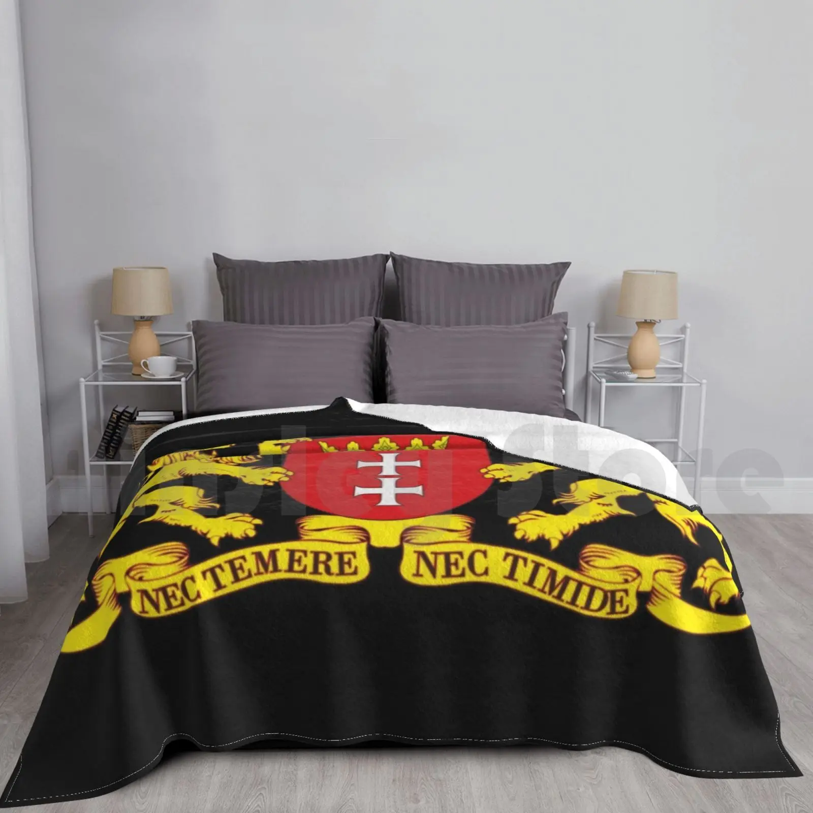 Blanket Gdansk City Seal Coat Of Arms Hat Polska Poland Polish Polski Travel Eagle Flag Warsaw