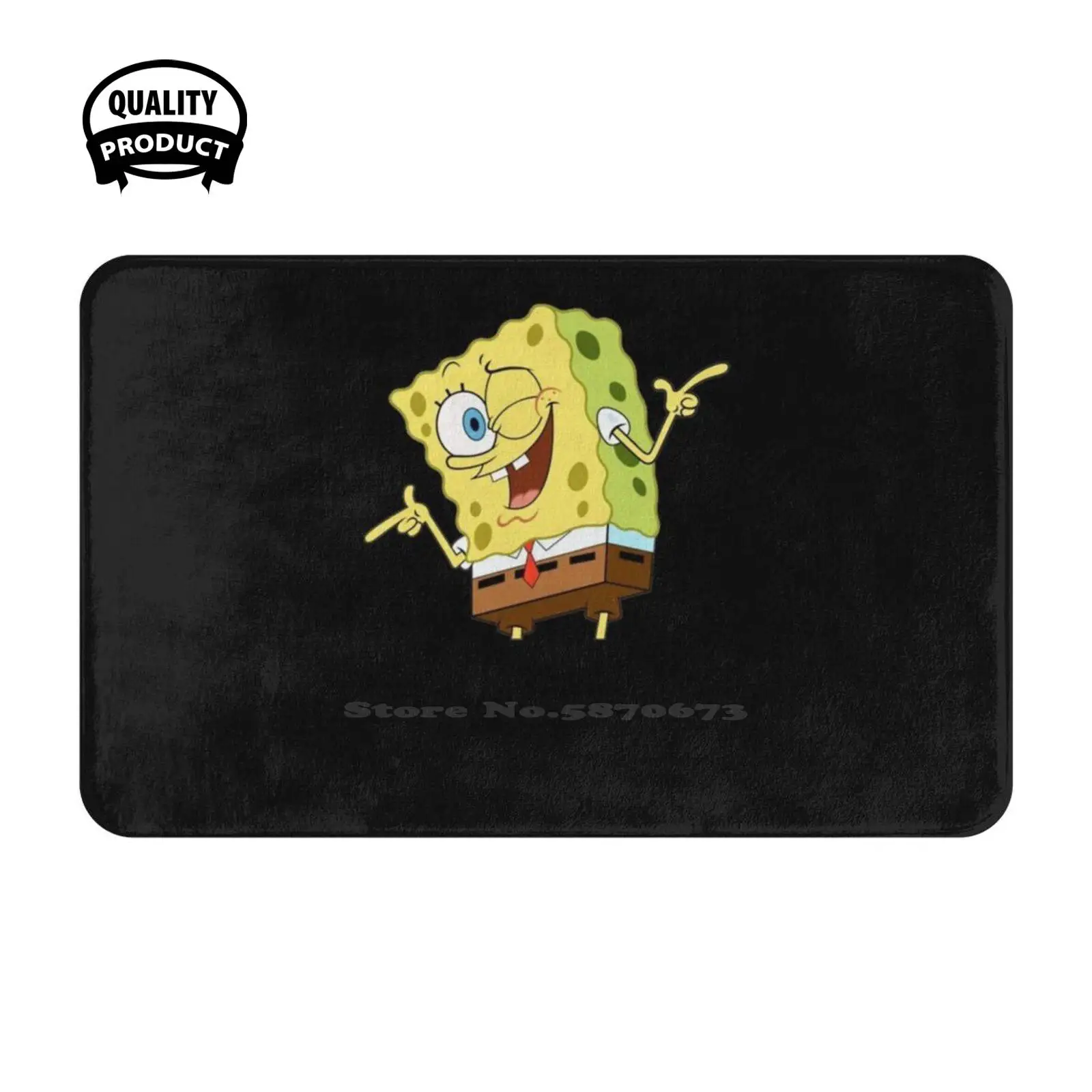 Soft Cushion Home Carpet Door Mat Car Rug Funny Squidward Patrick Star Cartoon Cute Tumblr Krusty Krab Mr Krabs Trending Tv 90S