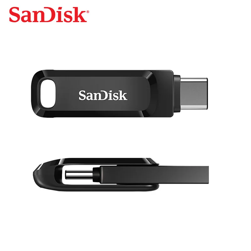 Sandisk pen drive flash 32gb 64gb 128gb tipo-c usb3.1 otg carro u disk tipo-c computador telefone duplo-uso de alta velocidade criptografia 150 m/s