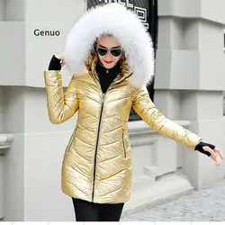 Big Fur Winter Coat Female Jacket New Hooded Parka Warm Winter Jacket Women Wadded Ladies  5XL Women's down jacket