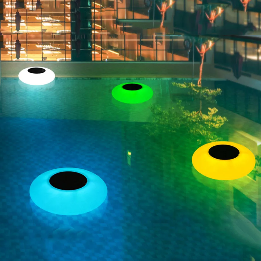 Solar Floating Ball Pool Light With Remote IP68 Waterproof Solar Fountain Pond Glow Night Light Landscape Solar Underwater Light