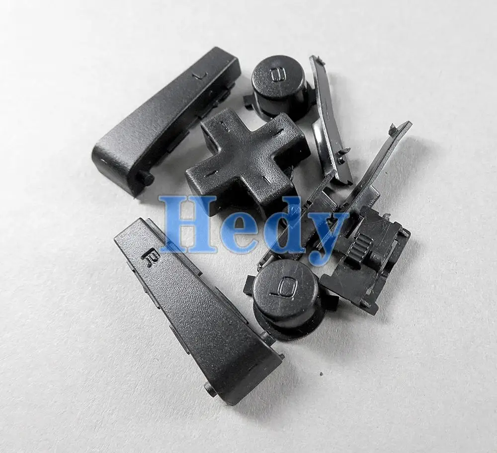 1 комплект пластиковых полных кнопок, набор кнопок включения и выключения SP R L A B D-Pad для консоли Nintend GBM, замена клавиш кнопок