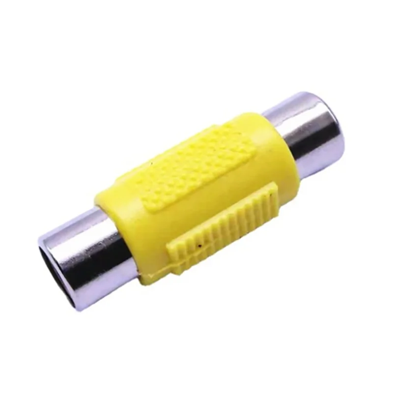8 Pcs Rca Vrouw Tot Vrouw Plug Connector Adapter Terminal Diy Rca Connector Video Audio Verlengkabel Kabel Converter 4-Kleur