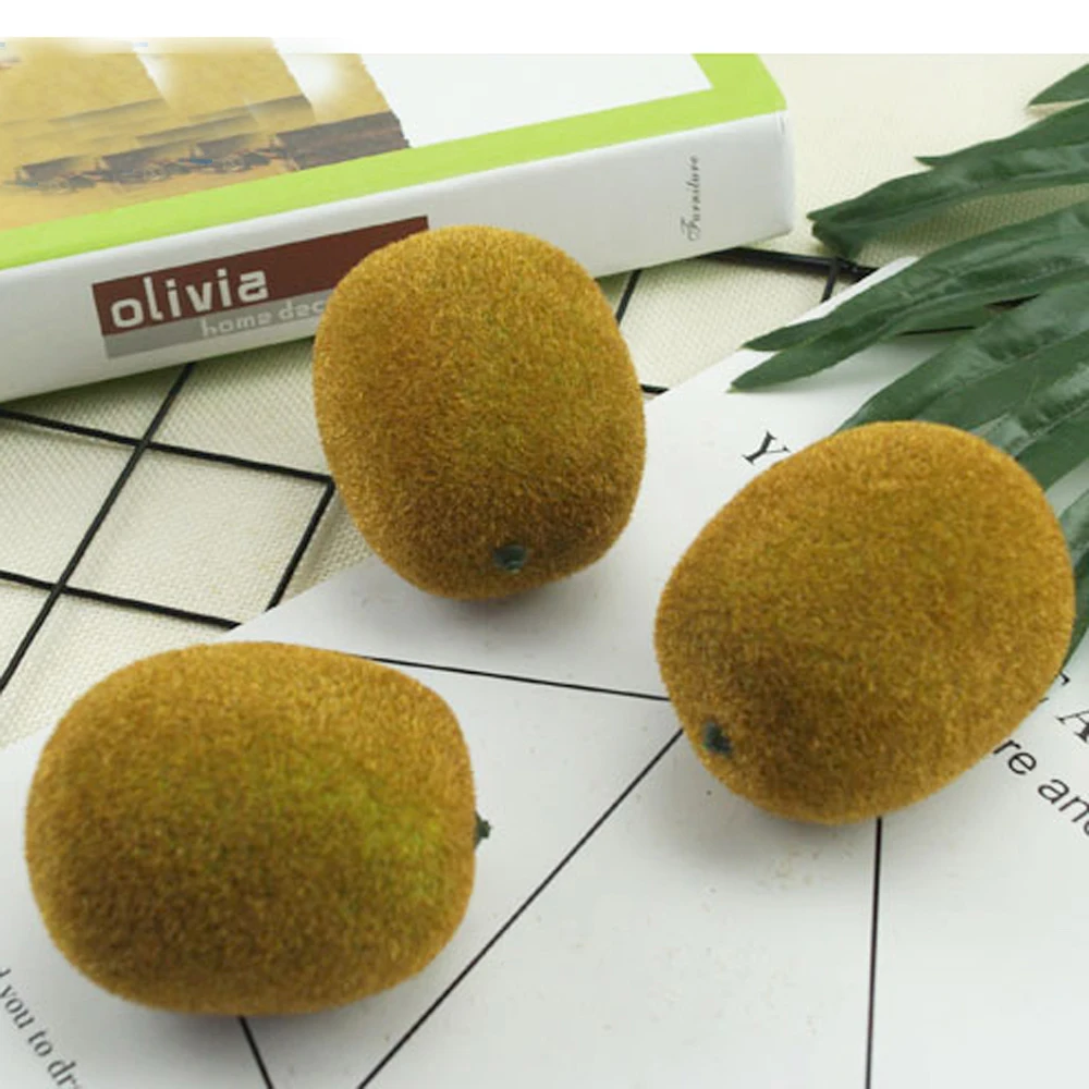 10pcs artificial fruit Plastic Fake Fruit artifical kiwi fruit&artificial plastic fake simulated kiwi berry fruit