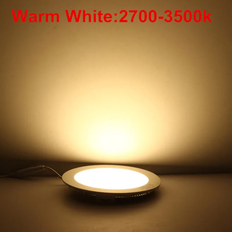 LED Downlight Dimbaar 3W 4W 6W 9W 12W 15W 25W Ronde Ultradunne SMD 2835 Power Driver Plafondpaneel Verlichting Koel Warm Wit