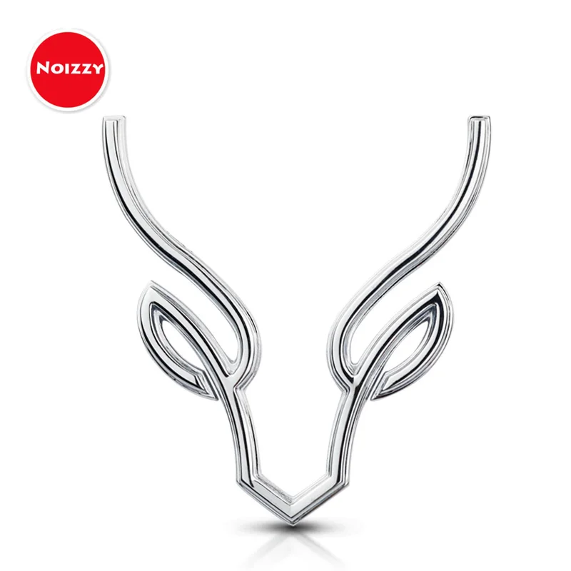 

Noizzy Saint Deer Trunk Car Emblem Auto Sticker Motorcycle SUV Truck Badge 3D Metal Chrome for Kia Renault Lada Hyundai Nissan