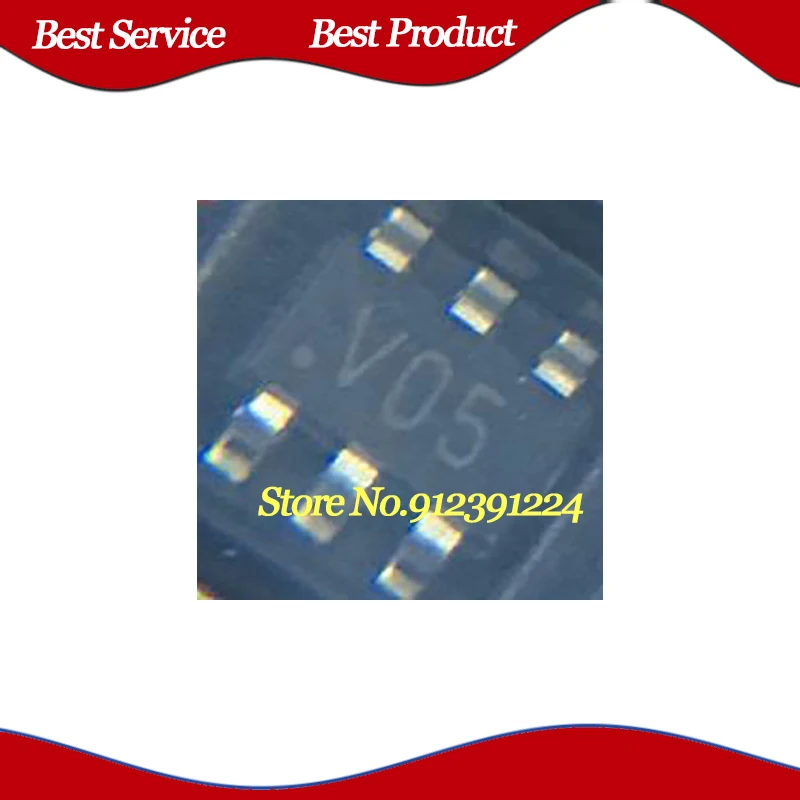 10 Pcs ESDSRVLC05-4 V05 SOT23-6 New and Original In Stock