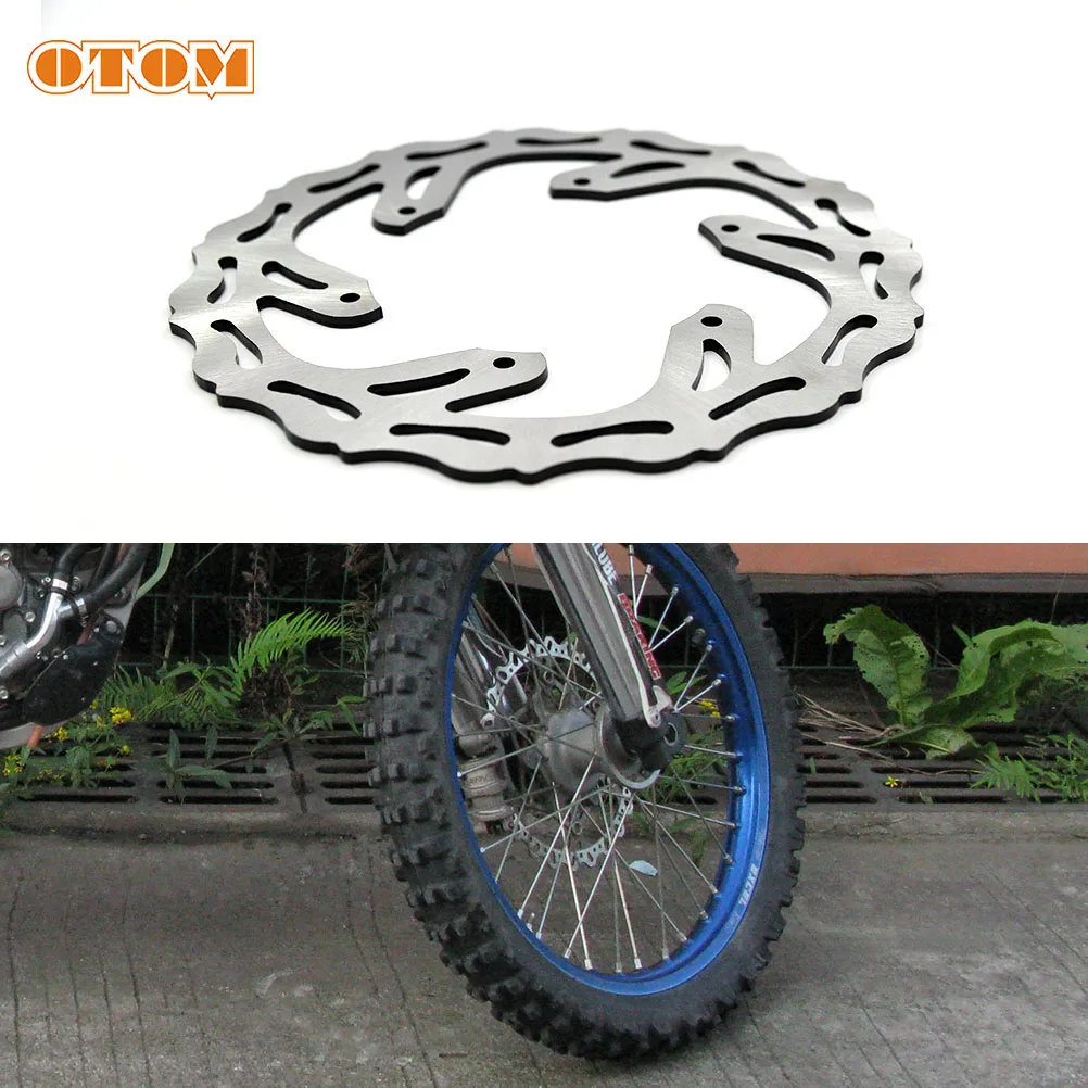 

OTOM Motorcycle Front Brake Disc Rotor Steel 6 Holes For YAMAHA YZ125 YZ250 YZ250F YZ250X YZ250FX YZ450F WR250F WR450F 2001-2016