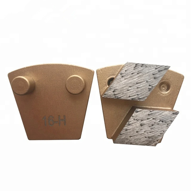 

WER38 Three Types Segments Double Pins Floor Polishing Disc Concrete Grinding Shoes Grinding Block for Werkmaster Grinder 12PCS