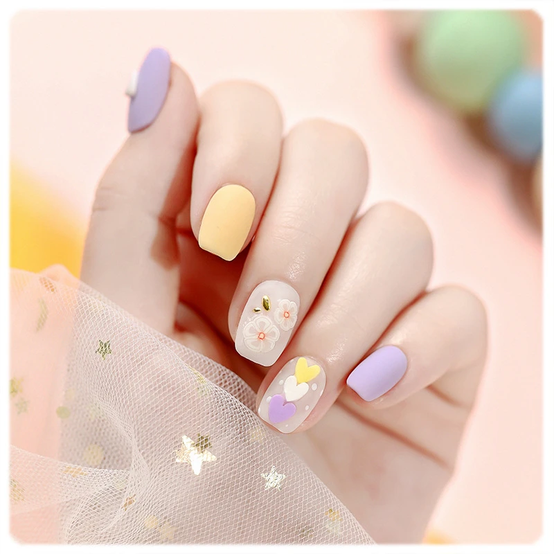 3D Simulation Fruit Soft Clay Slice Constellation Flower Pattern Letter Pattern DIY Design Slice Nail Tips Nail Art Accessories