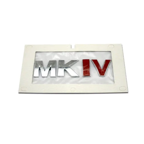 3D black MKIV MK4 rear car Emblem and rear truck Chrome Red Badge Car Sticker for VW Golf Jetta 1999-05