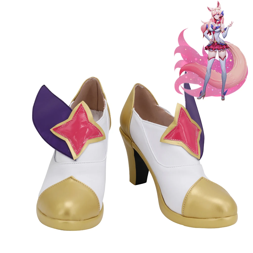 Star Guardian Ahri Shoes Cosplay LOL LOL Women Boots