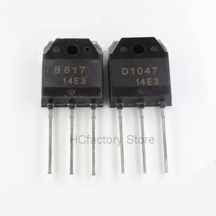 NEW Original 10pcs/lot 5Pairs 2SD1047 2SB817 (D1047 B817) Transistors In Stock Wholesale one-stop distribution list