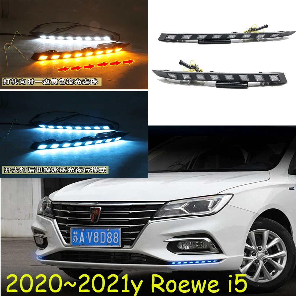 

Dynamic car bumper headlight Roewe i5 daytime light Roewei5 2020~2021y DRL car accessories LED headlamp for Roewe i5 fog light