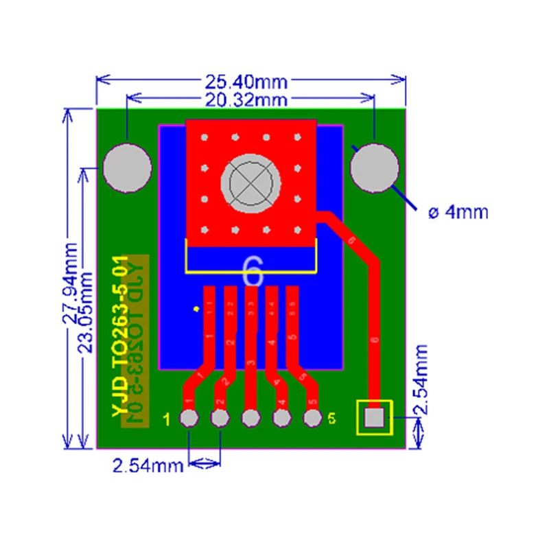 10pcs TO263-5 Adapter Board TO-263-8 TO252 Adapter Plate Using Chemical Immersion Gold Process Hight Quality