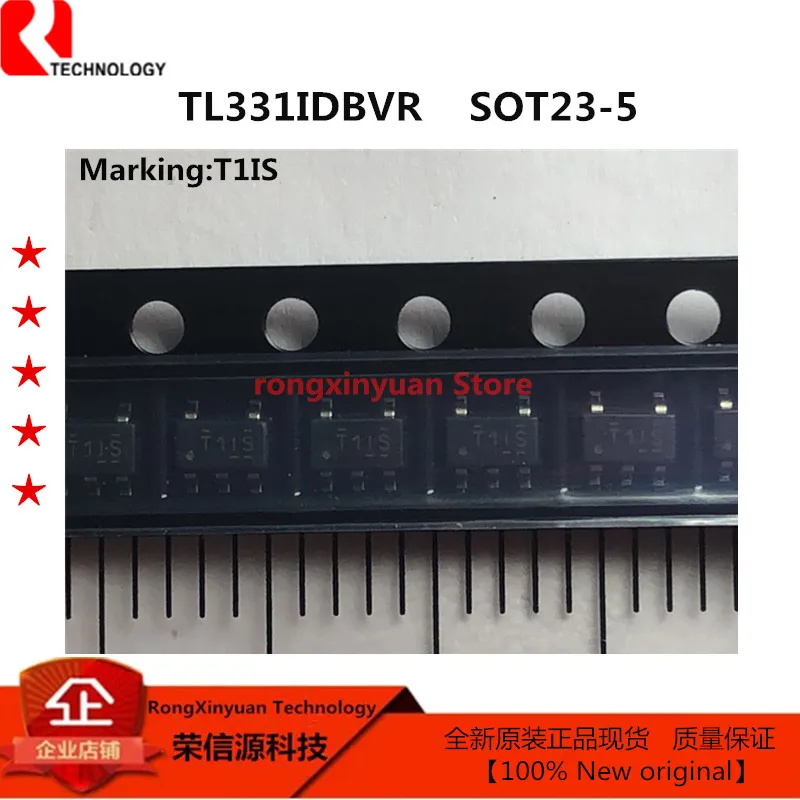 10 pcs/lot TL331IDBVR SOT23-5 2021+  TL331 Single Differential Comparator T1IG T1IL T1IS 100% New Original  100% imported
